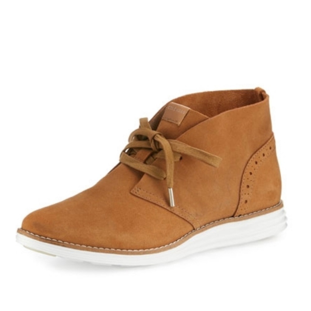 Cole Haan Women’s Original Grand Chuk Pecan Suede Sz 6.5 Box Included